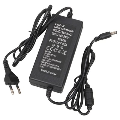 Powermaster PM-13033 9 Volt - 5 Amper 5.5*2.5 Mm Uçlu Yazar Kasa / Pos Makinesi Masaüstü Adaptör