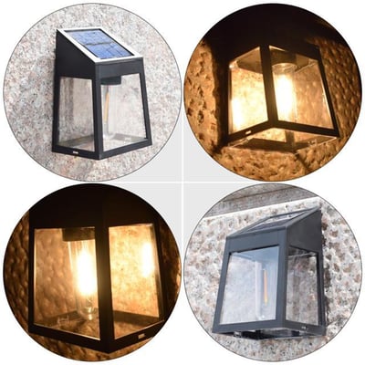 Powermaster PM-14916 Solar Güneş Enerjili Gece Sensörlü Bahçe Aydınlatma Lambası (2li Paket)
