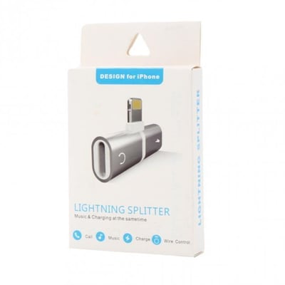Powermaster PM-18316 iPhone Lightning Şarj Kulaklık Çevirici Adaptör Jack