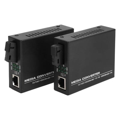 Powermaster PM-22107 1000 Mbps 3 Km Single Mode Fiber Optik Ethernet Medya Dönüştürücü