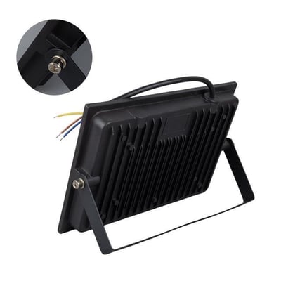 Powermaster PM-22572 100 Watt - 220 Volt 6500K IP66 150* Işık Açısı Siyah Slim Kasa Beyaz Led Projektör