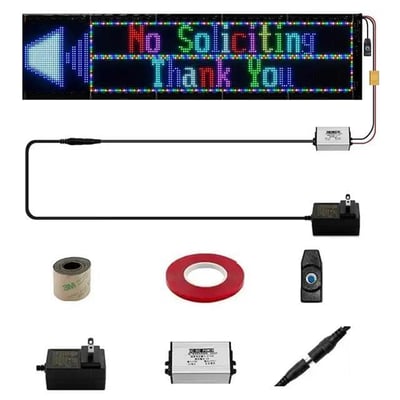 Powermaster PM-23828 20x98cm Kayan Yazı Led Tabela