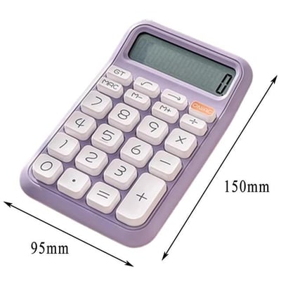 Powermaster PM-25411 Mor 12 Haneli Hesap Makinesi