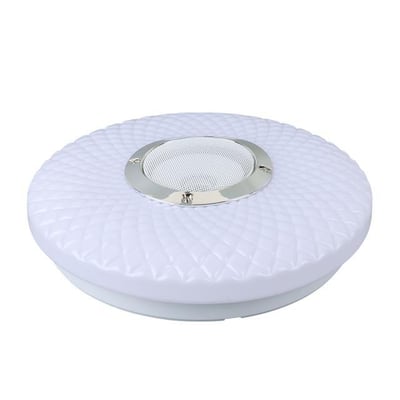 Powermaster PM-27329 Beyaz 30*6 Cm 24 Watt Bluetooth Hoparlörlü Tavan Aydınlatma (AL-BL302) Tornavida Hediyeli