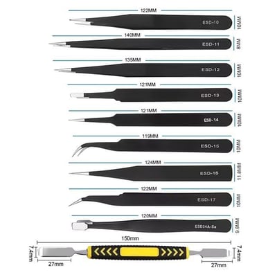 Powermaster PM-28655 Telefon Tablet 10in1 Tamir Cımbız Seti