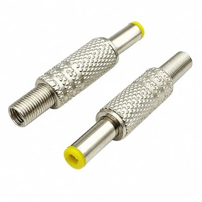 Powermaster PM-29233 Metal Erkek 5.5x2.5mm Adaptör Fiş Ucu DC Jack
