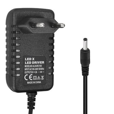 Powermaster PM-31667 5 Volt - 2 Amper 3.5*1.35 Mm Uçlu Plastik Kasa Priz Tipi Adaptör (Android Box İçin)
