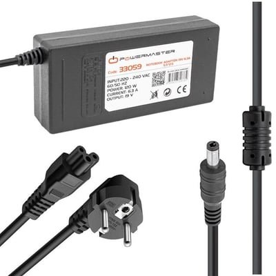 Powermaster PM-33059 19 Volt - 6.3 Amper - 120 Watt 5.5*2.5 Mm Uçlu Adaptör (Toshiba Notebook)