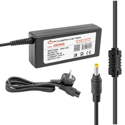 Powermaster PM-33066 19 Volt - 3.42 Amper 4.0*1.7 Mm Uçlu Adaptör (Casper Notebook)