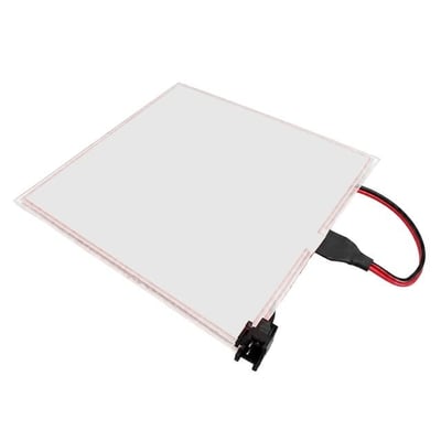 Powermaster PM-37726 100x100mm Elektrominesans (EL) 3V Led Panel Yeşil Aydınlatmalı Esnek Yapı