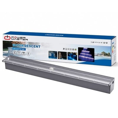 Powermaster PM-37796 Havuz ve Bahçe Şelale Başlığı 150cm RGB LEDli Uzaktan Kontrollü