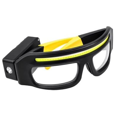 Powermaster PM-37843 İndüksiyonlu Koruyucu Gözlük ve Kafa Lambası Şarjlı Çift LEDli