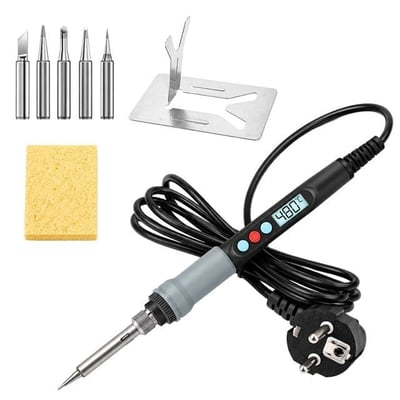 Powermaster PM-37867 90W Dijital Ayarlanabilir Isılı Lehim Makinesi Kalem Havya