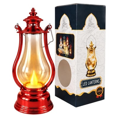 Powermaster PM-38887 Nostaljik LED Mini Gaz Lambası Tasarımlı Pilli Dekoratif Aydınlatma