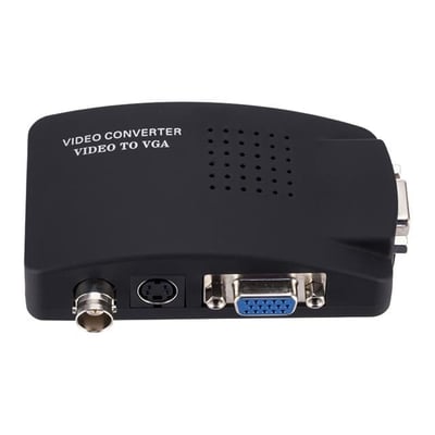 Powermaster PM-983 BNC S-Video VGAdan VGAya Görüntü Dönüştürücü 1080P Destekli