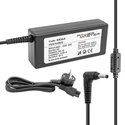 Powermaster Pm-33064 19 Volt - 3.42 Amper 4.0*1.35 Mm Uçlu Adaptör (Asus Ultrabook Notebook)