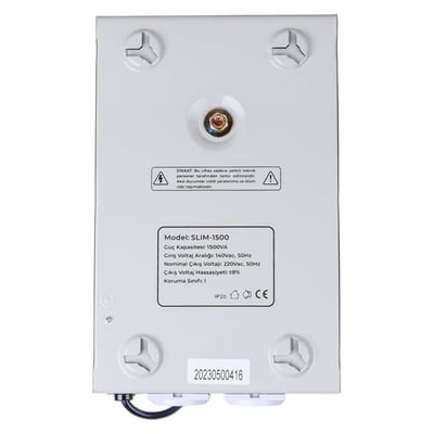 Powermaster SLIM-1500 Otomatik 1500 Watt Voltaj Kombi Regülatörü