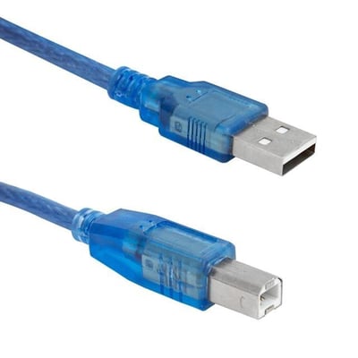 Powermaster PM-13012 Şeffaf 1.5 Metre USB 2.0 Yazıcı Kablosu