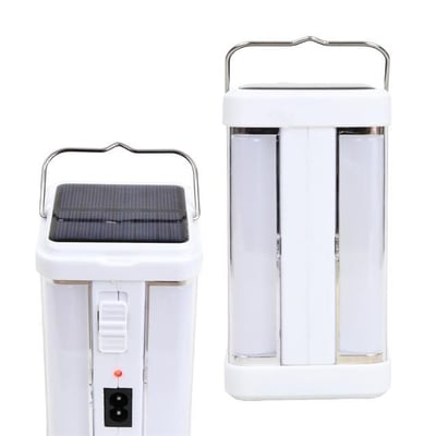 Powermaster PM-22402 Solar Panelli Şarjlı Kamp Feneri Masa Aydınlatma ve Işıldak Powerbank