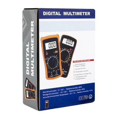Powermaster VC-830L Voltaj Kapasitans Ölçer AC/DC Dijital Multimetre Ölçü Aleti