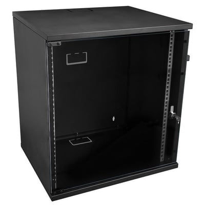 S-LINK SL-U12 Yeni Nesil 12U Soho 530x400mm Siyah Rack Kabin