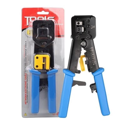 S-Line EA2 Yeni Nesil EZ-45 RJ45/RJ11 Açık Uçlu Ez Rj45 İkili Çakma Pense