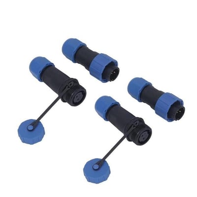 SD16 Su Geçirmez 2 Pin 16 Mm Konnektör Takımı