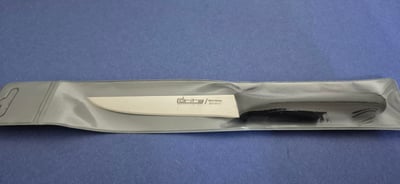 Sebze Bıçağı 12 cm Hulusi - Drita Bıçak Üstüne Dökme Moblen Saplı 20mm X 120mm X 1.5mm 11361.12 (SİYAH RENK)