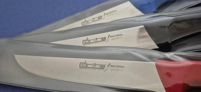 Sebze Bıçağı 15.7 cm Hulusi - Drita Bıçak Üstüne Dökme Moblen Saplı 26mm X 157mm X 2mm 11361.15 (SİYAH RENK)