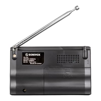 Sonivox VS-R3 Analog Radyo Gümüş Renk