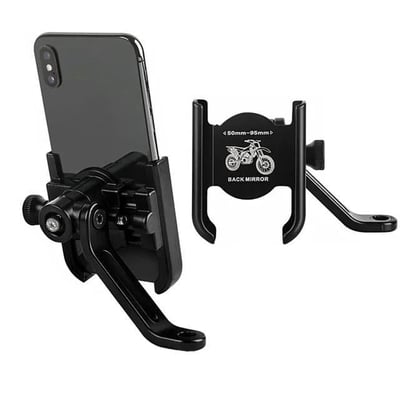 Sunup 03-H2 Motosiklet Telefon Tutucu Standı Tutacağı (Aynaya Sabitlenir)