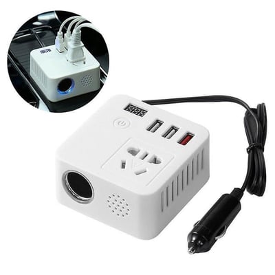 Sunup Çok Fonksiyonlu Usb Araç İnvertörü 12V/24V 220V