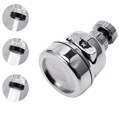 Sunup SN-27115 3 Kademeli Tasarruflu Musluk Başlığı 360 Derece