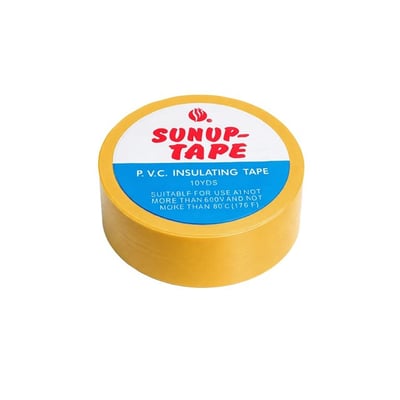 Sunup SN-27921 Sarı 0.13x18mm İzole PVC Elektrik Yalıtım Bant (5li Paket)