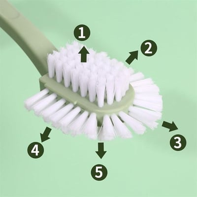 Sunup SN-29308 Pratik 5 Taraflı Ayakkabı - Mutfak - Banyo Temizlik Fırçası
