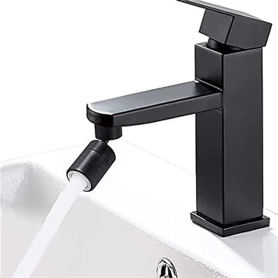 Sunup SN-29318 Çift Hız Ayarlı Siyah Musluk Başlığı