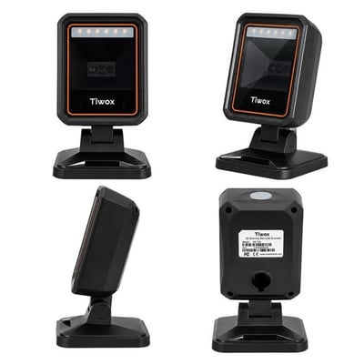 TIWOX VS-170 2D Karekod Kablolu USB Masaüstü Barkod Okuyucu
