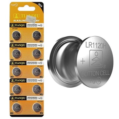 Tianqiu AG-8 Alkalin LR1120 Düğme Pil 10'lu Paket
