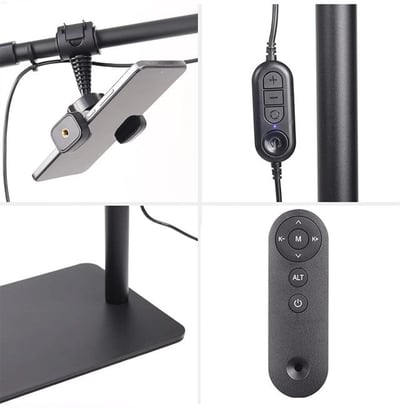 TrLed F-700B 70CM Zebra Elmas Desenli Ayaklı Profesyonel Güzellik Salonu Lambası
