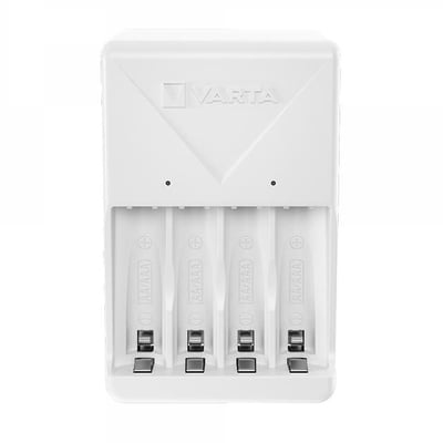 Varta 4XAA 2100 Mah Pilli Beyaz Plug Pil Şarj Ci̇hazı