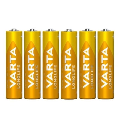 Varta Longlife Alkalin Aaa İnce Kalem Pil 6'lı Paket