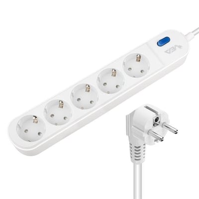 Vea VE-VEGA105 A Class 5li Anahtarlı 1.5 Metre Akım Korumalı Priz