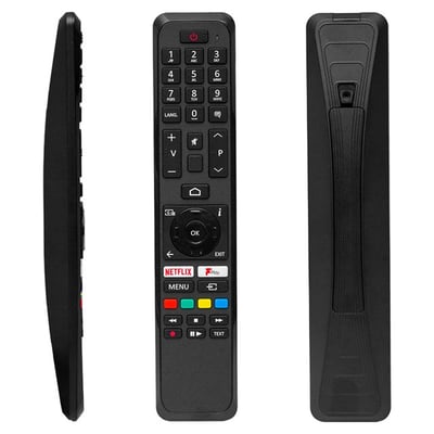 Vestel RC 43161 - 43UA2B - 50UA20 - 55UA6B - 58UA3A - 65UA2B / Toshiba CT-8555 Netflix-Play-Mikrofon Tuşlu Ses Komutsuz Lcd Led Tv Kumanda