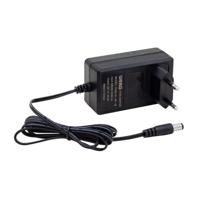 Weko 12 Volt 2 Amper 24 Watt Plastik Kasa Priz Tipi Adaptör (5.5x2.5 Uçlu)