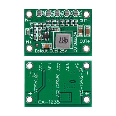 Weko CA-1235 Power Supply Modul 1.25 Volt 1.5 1.8 2.5 3.3 5 Volt Çıkışlı 3 Amper 5 Volt - 15 Volt Girişli