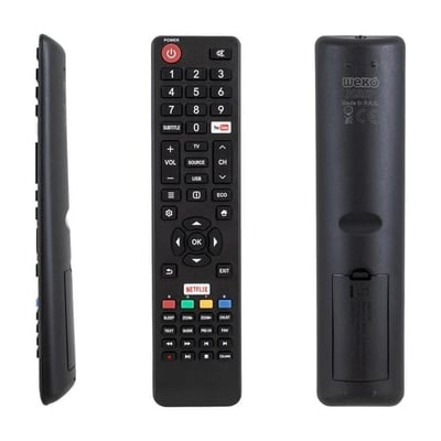 Weko KL Tesla 06-532W54-TLA1XS Youtube-Netflix Tuşlu LCD LED TV Kumanda