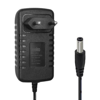 Weko WK-37841 Yerli Üretim 36 Volt - 1 Amper 5.5*2.5 Mm Uçlu Priz Tipi Adaptör