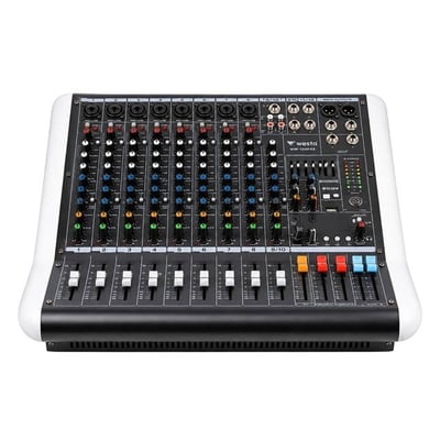 Westa WM-10PMX 2x500W 10 Kanal Power Mikser USB, Bluetooth 32DSP Dijital Profesyonel Ses Mikseri