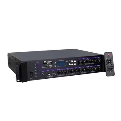 Westa WM-2250U 250 Watt 100 Volt USB-SD-Bluetooth 6 Bölgeli Trafolu Mixer Anfi