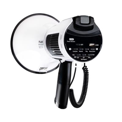 Westa WM-90UBT USB-SD-AUX-MP3-Bluetooth Şarjlı Mikrofonlu 100 Watt Megafon
